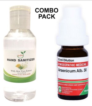 COMBO PACK [(Dr.Deo HAND SANITIZER) AND (Adel ARSENICUM ALB. 30)]
